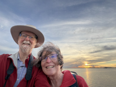 A selfie on our 1000 Islands cruise